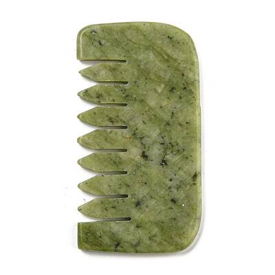 Natural Xiuyan Jade Massage Combs