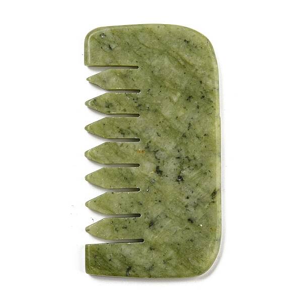 Natural Xiuyan Jade Massage Combs