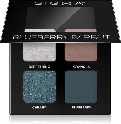 Sigma Beauty Quad eyeshadow palette color Blueberry Parfait 4 g
