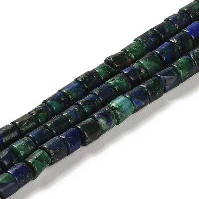 Natural Chrysocolla and Lapis Lazuli Beads Strands