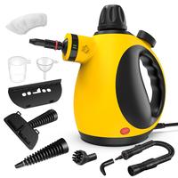 Pressurized Handheld Multi-Surface Natural Steam Cleaner, Handheld Steam Cleaner with 9 pcs Accessories, Multi-Purpose Steame...