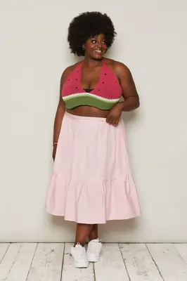 Catherine Top (Watermelon) | size: M to L