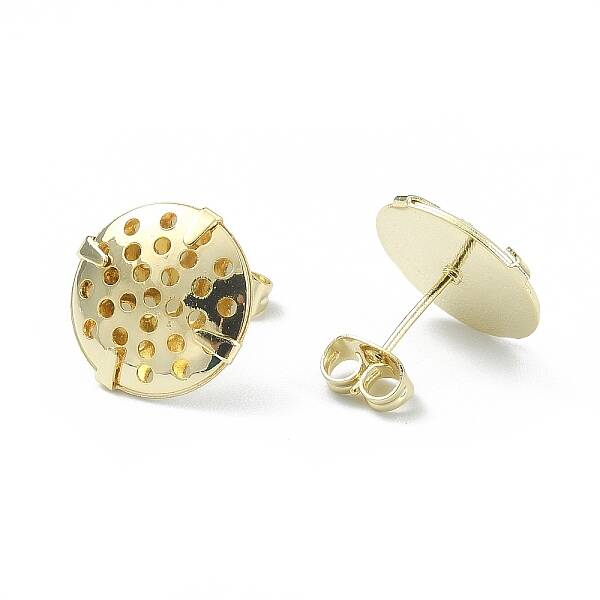 Brass Stud Earring Findings