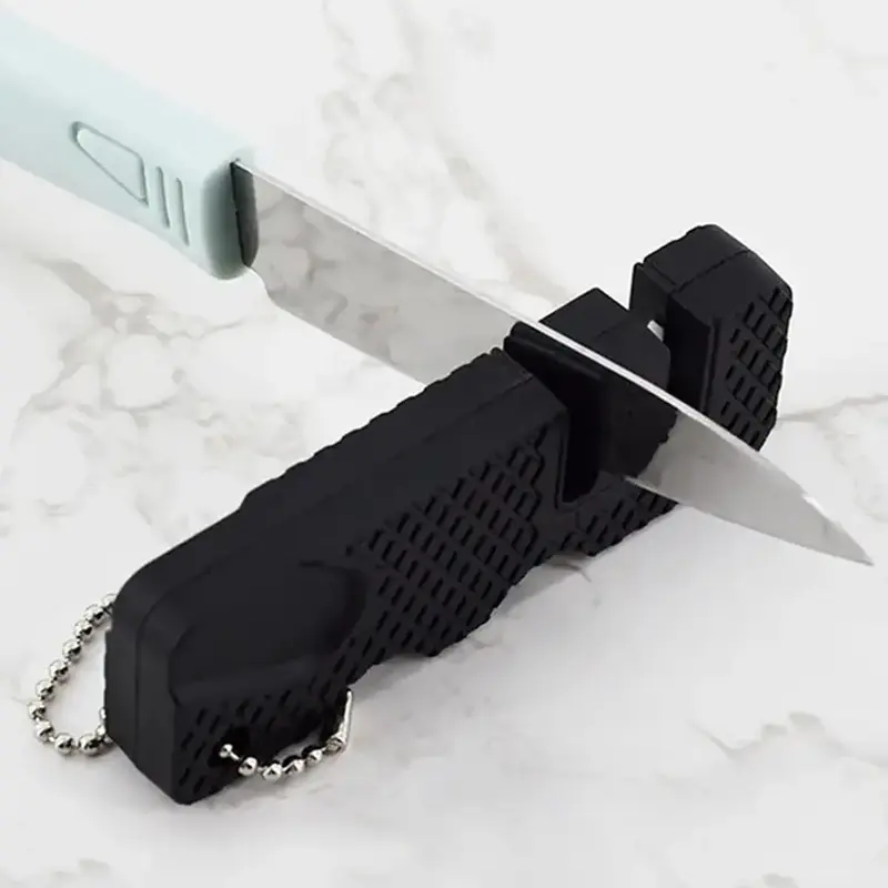 Manual Knife Sharpener, 1 Count Lightweight Portable Knife Sharpener, Household Knife Sharpening Tool for Kitchen, Kitchen Ac...