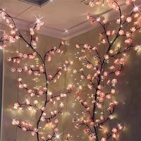 LED Bedroom Cherry Blossom Lamp,144LED Branch Light,USB power Tree Design Lamp,Home Decor Light With 8 Lighting Modes,For Wed...