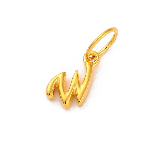 925 Sterling Silver Letter Charms with Jump Rings