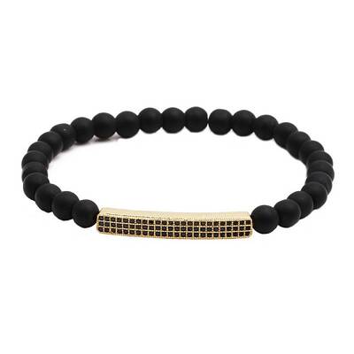 6MM Natural Obsidian Beaded Bracelets