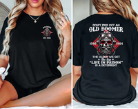 Personalized Baby Boomer Don't Mess With Grumpy Old Man T-Shirt, Baby Boomer The Older We Get Shirt, Generation Baby Boomer S...
