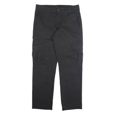 DICKIES Cargo Mens Trousers Black Regular Straight W30 L30