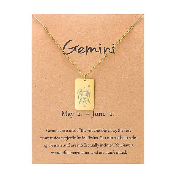 Twelve Constellations Pendants Necklaces