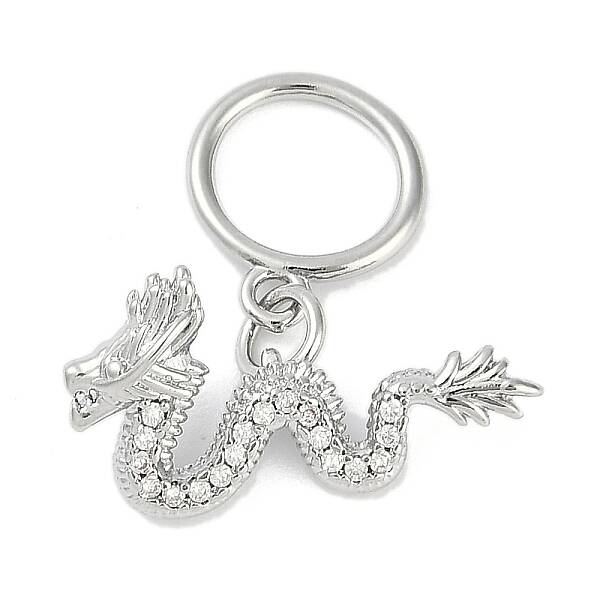 Brass Micro Pave Clear Cubic Zirconia Toggle Clasps
