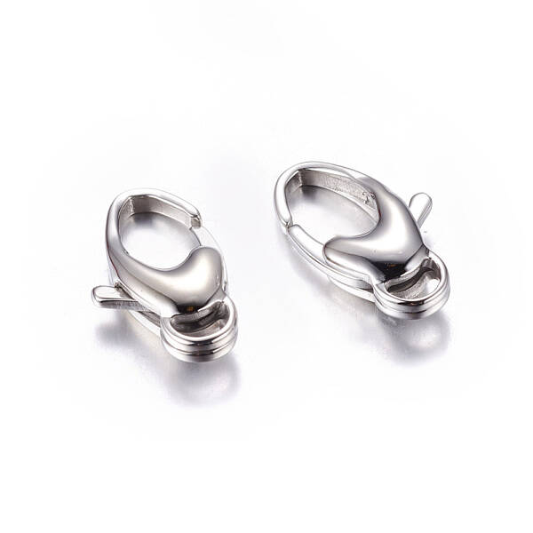Tarnish Resistant 316 Surgical Stainless Steel Lobster Claw Clasps