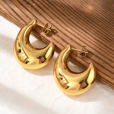 304 Stainless Steel Stud Earrings