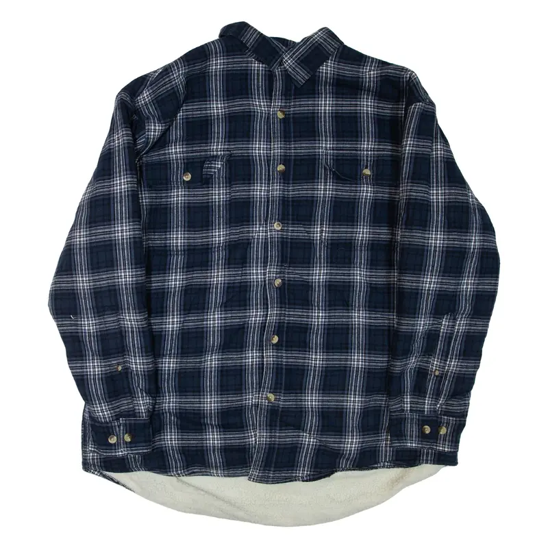 Mens Lumberjack Jacket Blue Check 2XL
