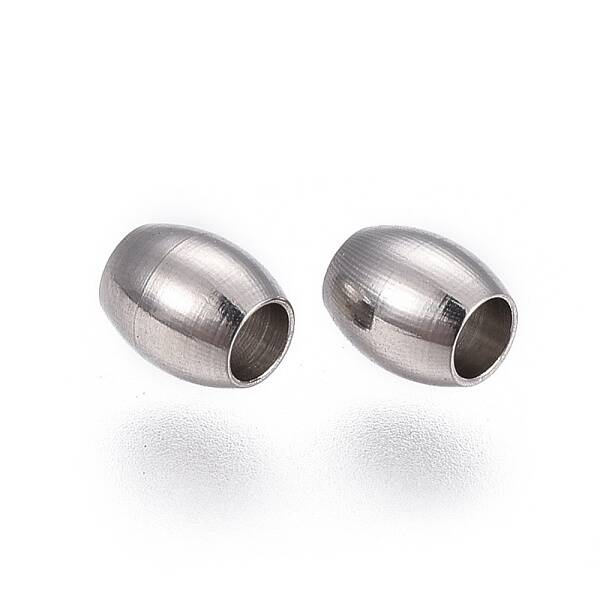 Tarnish Resistant 202 Stainless Steel Beads