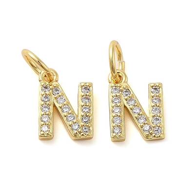 Brass Micro Pave Cubic Zirconia Pendants