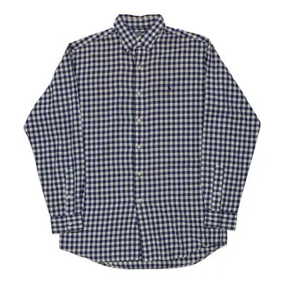 Polo Ralph Lauren Checked Shirt - Small Blue Cotton