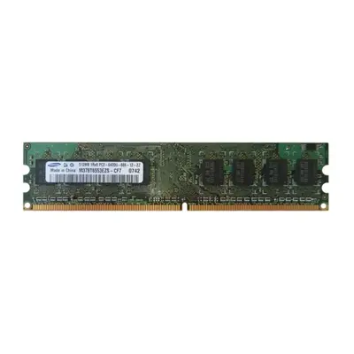 Samsung M378T6553EZS-CF7 | 512MB DDR2-800MHz PC2-6400 Non-ECC Unbuffered UDIMM CL6 1Rx8 1.8V 240-Pin Memory Module