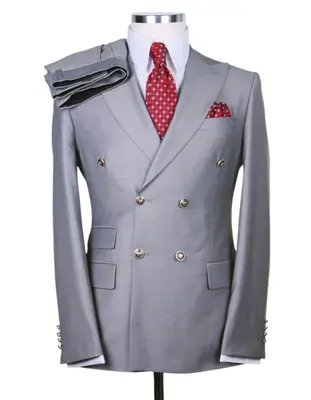 Mens Double breasted Suit - 