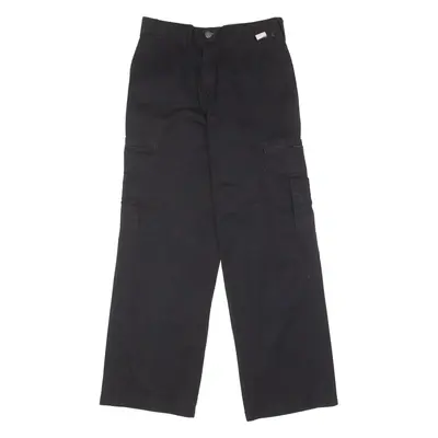 DICKIES Workwear Chino Mens Trousers Black Regular Wide-Leg W28 L28