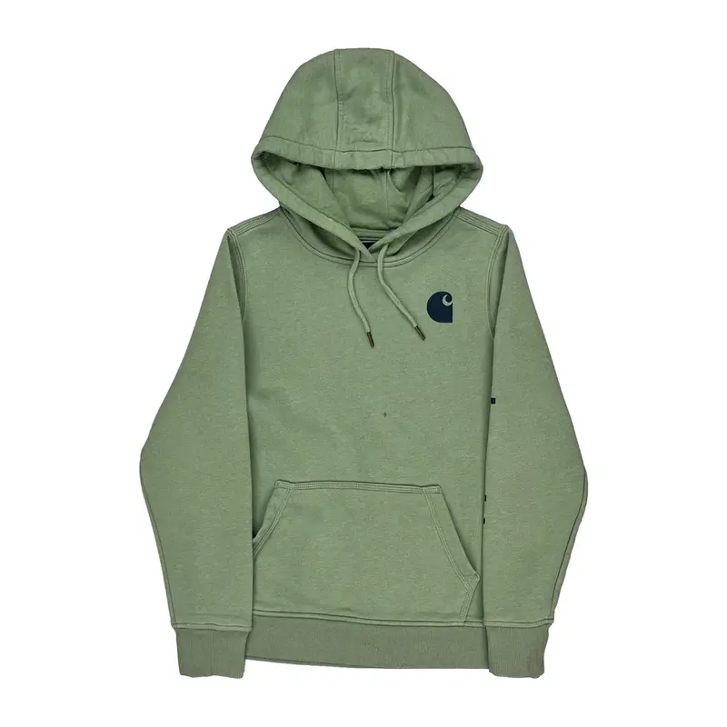 Carhartt Hoodie - Medium Green Cotton Blend