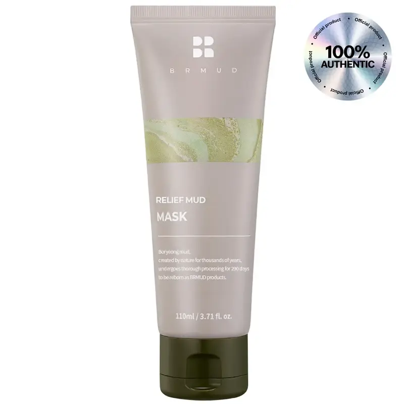 BRMUD Celeb's Choice Mask | Relief Mud Mask | Moisturizing Pore Cleanser Korean Mask w/ 91.8% Nature-Derived Ingredients | Ge...