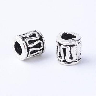 Tibetan Style Alloy Spacer Beads