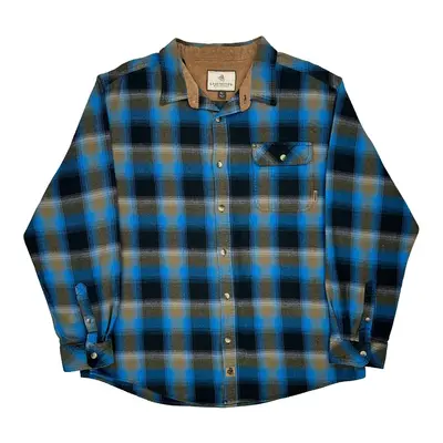 Legendary Whitetails Checked Flannel Shirt - XL Blue Cotton
