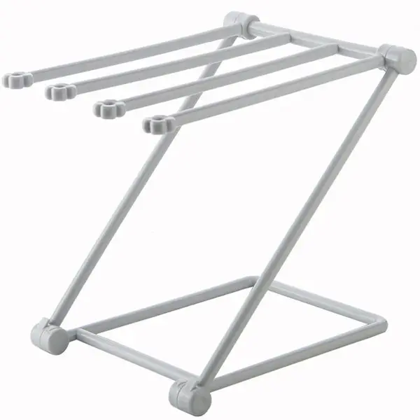 Foldable Dishcloth Shelf Kitchen Accessories Gadget Organizer | Color: Gray