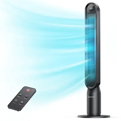 Tower Fan 42 Oscillating Tower Fan with 4 Modes, 4 Wind Speeds, 15H Timers, 90°Oscillation & 135° Vertical, Standing Fans...
