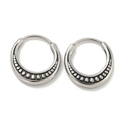 316 Surgical Stainless Steel Hoop Earrings