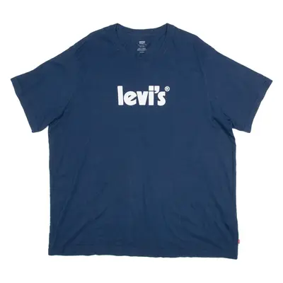 LEVI'S Relaxed Mens T-Shirt Blue XL