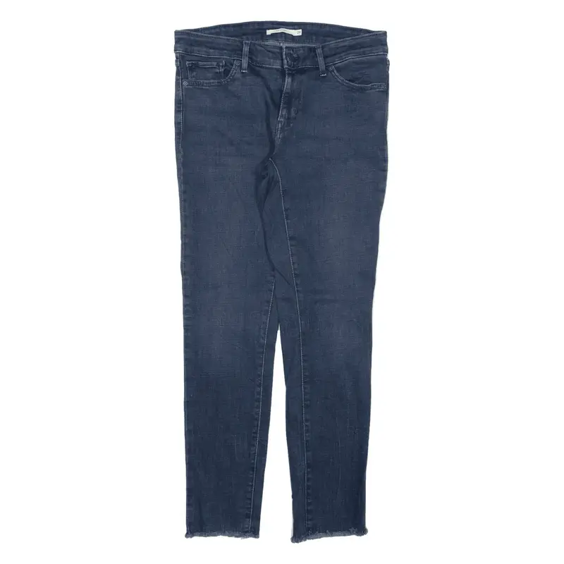 LEVI'S 711 Jeans Blue Denim Slim Skinny Womens W29 L27