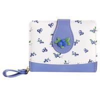 Cutest Fruit Prints Wallet Card Holder Small Wallet Zipper Coin Pocket Wallet for Women Girls