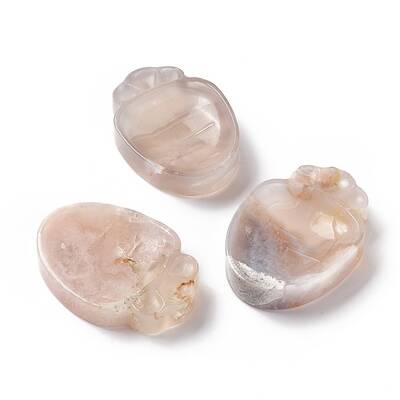 Natural Cherry Blossom Agate Decorations