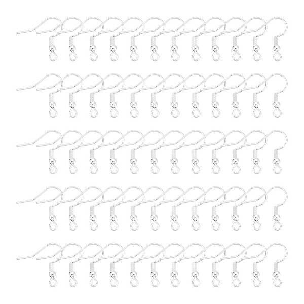 150Pcs 304 Stainless Steel Earring Hooks