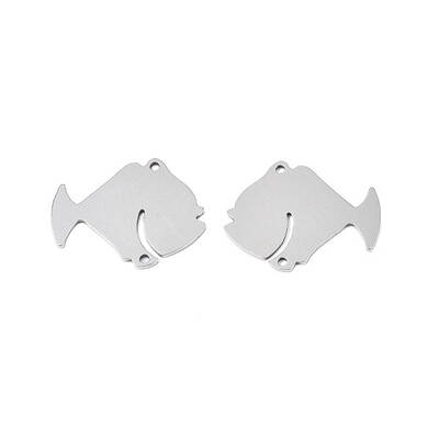 Non-Tarnish 304 Stainless Steel Connector Charms