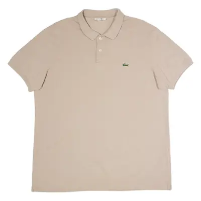 LACOSTE Mens Polo Shirt Beige 2XL