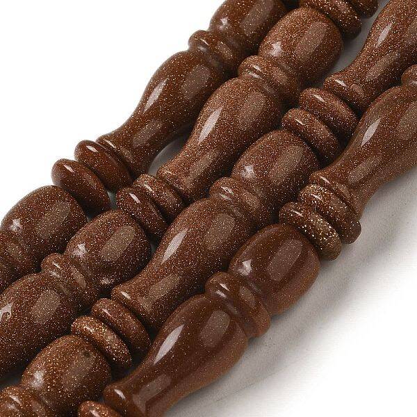 Synthetic Goldstone Beads Strands