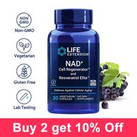 Life Extension NAD Supplement - NAD+ Cell Regenerator and Resveratrol Elite, Niacinamide Riboside,Skin Aging Support, Energy,...