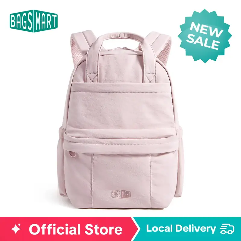 【NEW IN】BAGSMART Chic 15.8L Waterproof Casual College Backpack Fits 14.3\