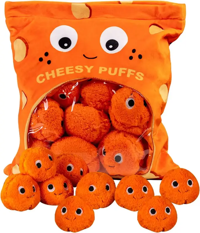 Cheese Puffs Plushie Pillow