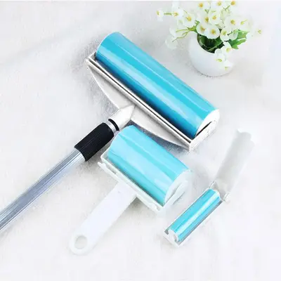 Cat Reusable Sticky Lint Roller Set, 3Â Counts/set Retractable Lint Roller For Sofa Clothes, Furniture