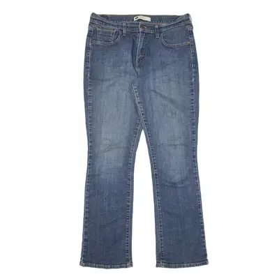 LEVI'S 515 Jeans Blue Denim Regular Bootcut Stone Wash Womens W30 L32