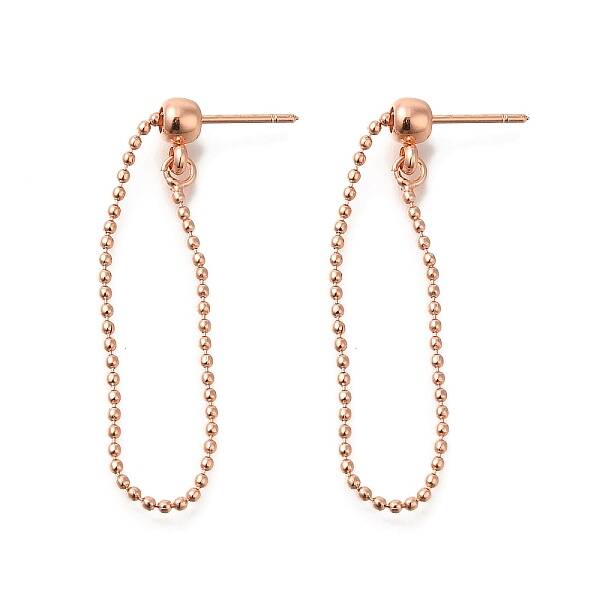 Rack Plating Brass Ear Wire