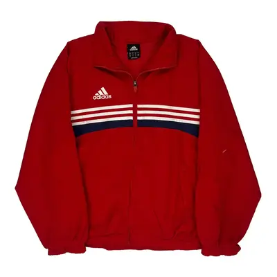 Adidas Jacket - Medium Red Polyester