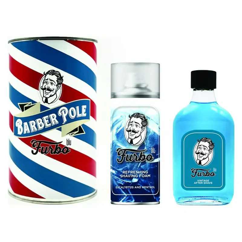 Furbo Box set Barber Pole Blue