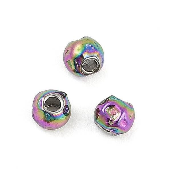 Textured 316 Surgical Stainless Steel Beads