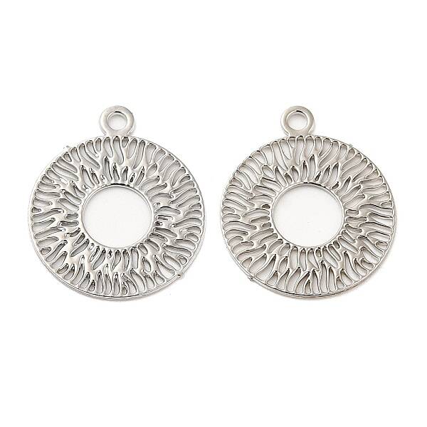 Long-Lasting Plated Brass Filigree Charms