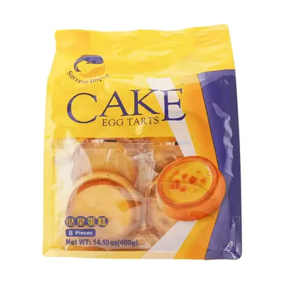 Success Import Egg Tarts Shape Cake 14.1oz 8 Pieces Soft Fluffy Mini Cakes with Rich Cheese & Premium Flour for Breakfast or ...